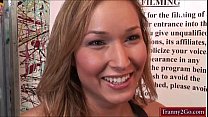 sex транс хлоя харт делает минет и оттрахана в жопу большим членом porn