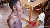 sex アフリカのイケメン生3ウェイ porn