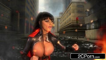 sex супергероиня делает минет своему мужу с большим членом porn