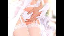 sex オーガズムに指で触れた罪のないアニメの花嫁 porn