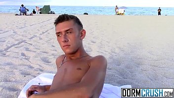sex skinny twink tyler eaten getting picked up on the nude beach porn