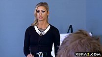 sex milf boss inspires her office employees by fucking them porn