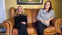 sex кастинглюбительницы на диване становятся лесбиянками в двойном интервью porn