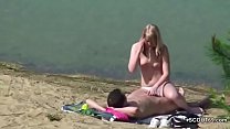 sex молодая парочка трахается на пляже в тиммендорфе и снимается на видео porn