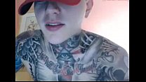 sex мускулистый парень татуирует все тело на огромном члене перед камерой hornycamguyscom porn