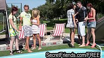sex プール パーティー 乱交パーティー 2 男 5 ひよこ secretfriends porn