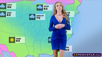 sex грудастая погодка трахается вживую на телестудии porn