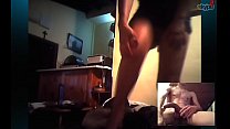 sex милфабрюнетка в c2c с большим членом porn