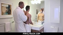 sex familydick застенчивого пасынка учит отчим бриться porn