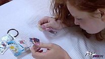 sex пизда рыжей любительницы пропитана кримпаем из киски porn