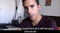 sex アマチュアスペインのイケメンラテン系の少年はセックスのために複数の男性を呼び出します porn