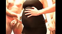 sex 黒のドレス輪姦で妊娠 porn
