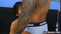 sex красавчик получает пиздец по matutre зататуировала парень porn