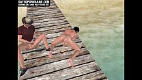 sex возбужденные 3d мультфильм скряга занимаются анальным сексом на пляже porn