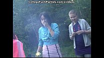 sex русские студенты устроили оргию в лесу porn