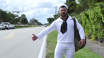 sex tanned gaywire bruce beckham fucks derek bolt the hawt hitchhiking sailor porn