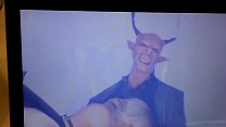 sex 恋人のパンストジャックと古い成熟した porn