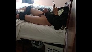 sex шпионить за папой мастурбирует porn