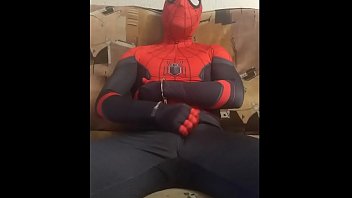 sex ゲイスパイダーマンソロスパンデックススーツ porn