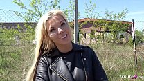 sex ドイツのスカウト巨乳milfバービーシンはお金のためにストリートキャスティングでファックするために話します porn