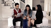 sex приготовьтесь к эпическому фестивалю траха втроем с горячими красотками адрией рэй и джоанной энджел когда они porn