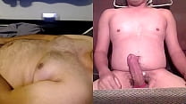 sex два парнягея мастурбируют и кончают на видеозвонке по скайпу porn