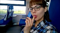 sex публичный минет в поезде porn