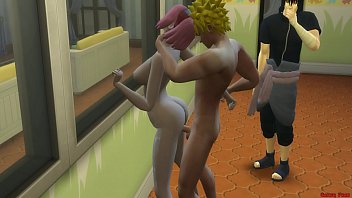 sex ナルトは彼女の寝取られ夫の前でサクラアナルをファックサスケはナルトを殺したい porn