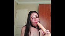 sex самоунижение юной шлюшки с письмом о теле porn