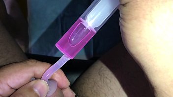 sex 尿道にローションを入れてオナニーするとこうなる2 porn