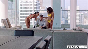 sex vixen соблазнительницы alexis и scarlit в самом горячем тройничке porn