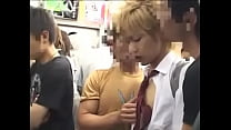 sex 日本人の少年が電車の中で遊ばれた porn