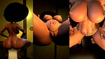 sex совершенно новая толстая 3d большая попка с большими сиськами чернокожая задница аниме вайфу porn