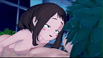 sex オチャコはデクのアソコに乗る前に遊んでいます僕のヒーローアカデミア変態 porn