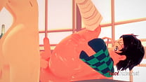sex movie kimetsu no yaiba yaoi hentai 3d tanjiro is fucked by inosuke on the table porn