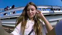 sex талия минт публично играет с игрушкой с дистанционным управлением по телефону с вентилятором porn