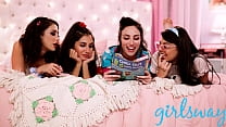 sex girlsway ретро ночевка с gina valentina и gianna dior porn