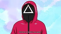 sex イカゲームポルノマスクされた男を中出しさせてください porn