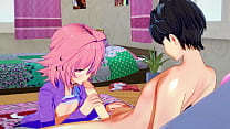sex ខមរលងកនដយនងតរលក fate grand order yaoi gudao x astolfo blowjob sissy japanese asian manga anime game porn gay porn