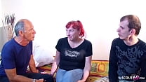 sex 成熟したドイツ人カップルが3人で処女30人の隣人と戯れる porn