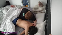 sex неверная two guys sleepover in one bed got horny in the morning and caught in the camera porn