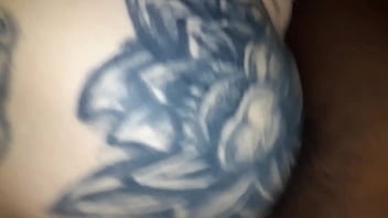 sex bf tatted blue haired milfpawg taking the curve from side porn