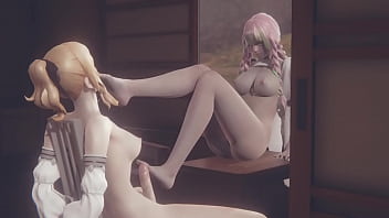 sex xx demon slayer hentai futanari mitsuri kanroji blowjob and footjob to futa japanese asian manga anime game porn porn