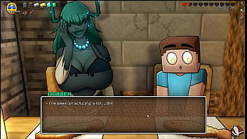 sex horny minecraft пародия на сексигру pornplay ep20 массивные сиськи ползучей девушки вырвались из ее бикини на пляже porn