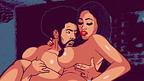 sex сексуальная толстая чернокожая мориа прыгает своей большой жопой на bbc мультфильм с ай ре рендерингом porn