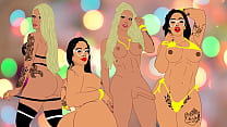 sex fucking some of the hottest big dick big bubble butts appearing in the trans toonz part of the backalley in their porn