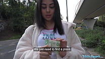 sex public agent хорошенькая британская молодая брюнетка сосет и трахается с большим членом на улице после того как ее porn