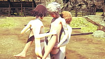 sex xx yaoi femboy jin the sexy femboy suck a big dick and anal with creampie sissy crossdress japanese asian manga porn