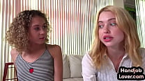 sex крошечная молодая женщина учится грязным разговорам в видео от первого лица своей лучшей подруги в тройничке porn
