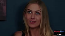 sex вуайеристские крошки в нижнем белье и на высоких каблуках наблюдают за дрочкой porn